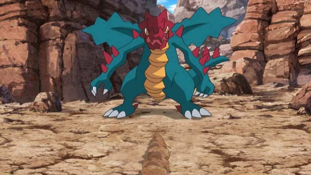 druddigon pokemon go image from the anime